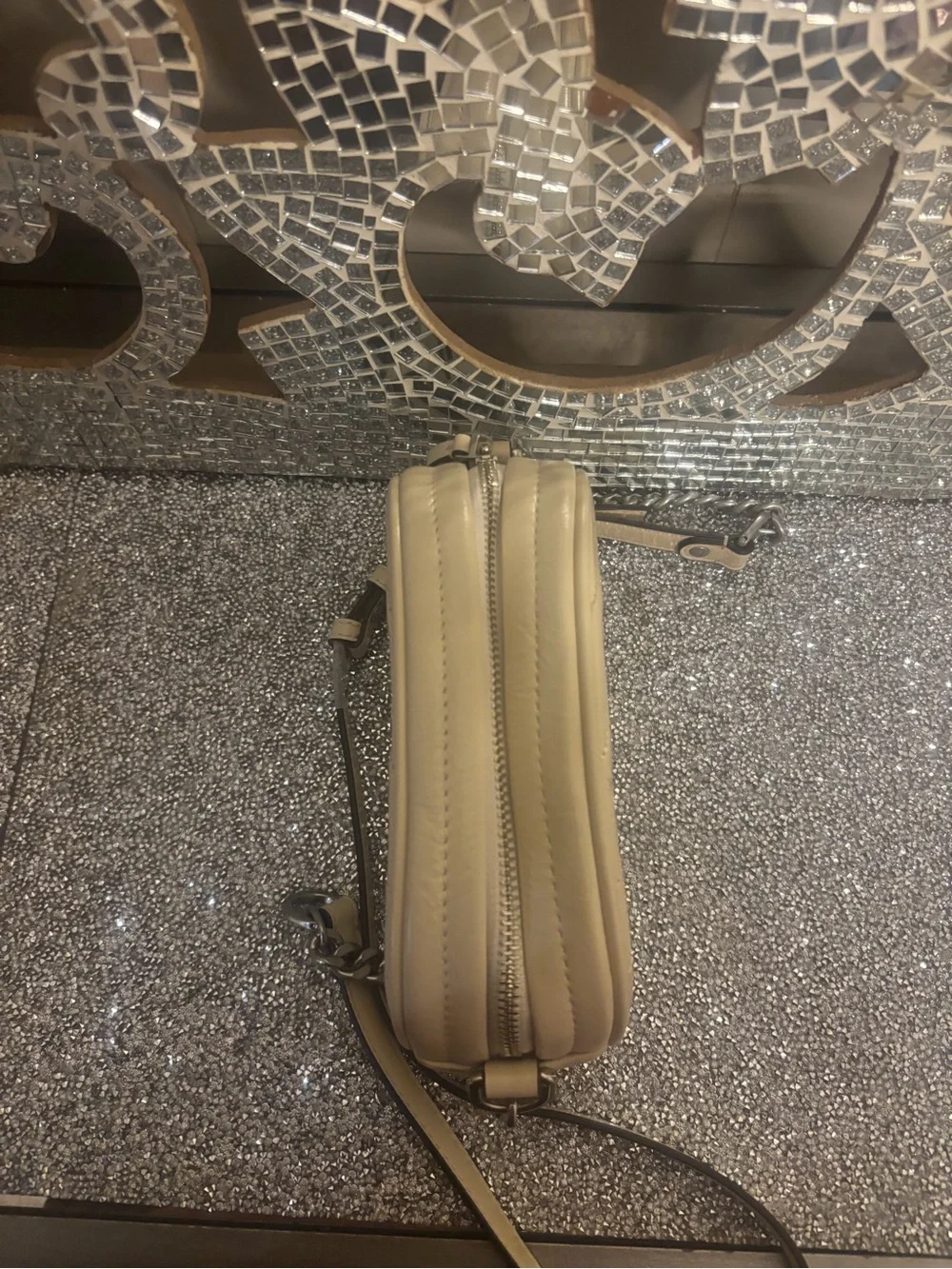 ⭐️Tory Burch Cream Kira Quilted‎ Crossbody Bag